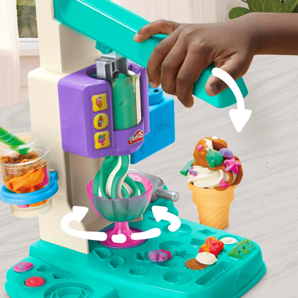 Play-Doh Regenboog IJsmaker Speelset - Afbeelding 2