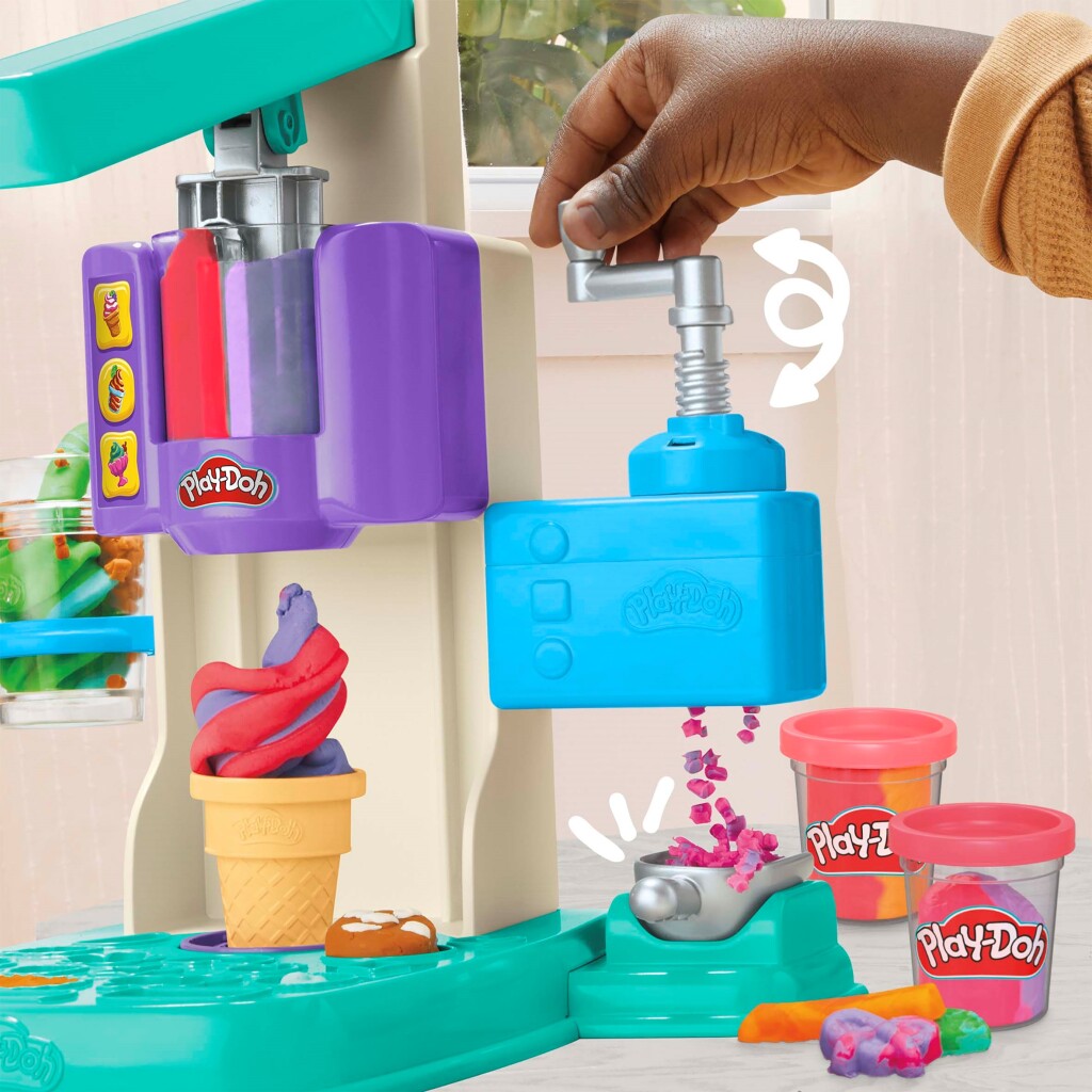 Play-Doh Regenboog IJsmaker Speelset - Afbeelding 3