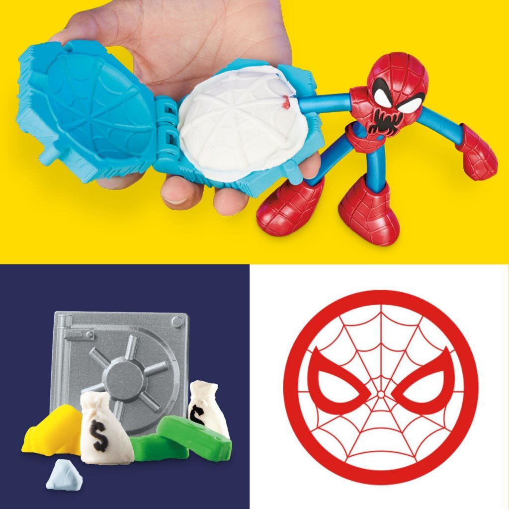 Play-Doh Spiderman Launch and Slice Battle - Afbeelding 3