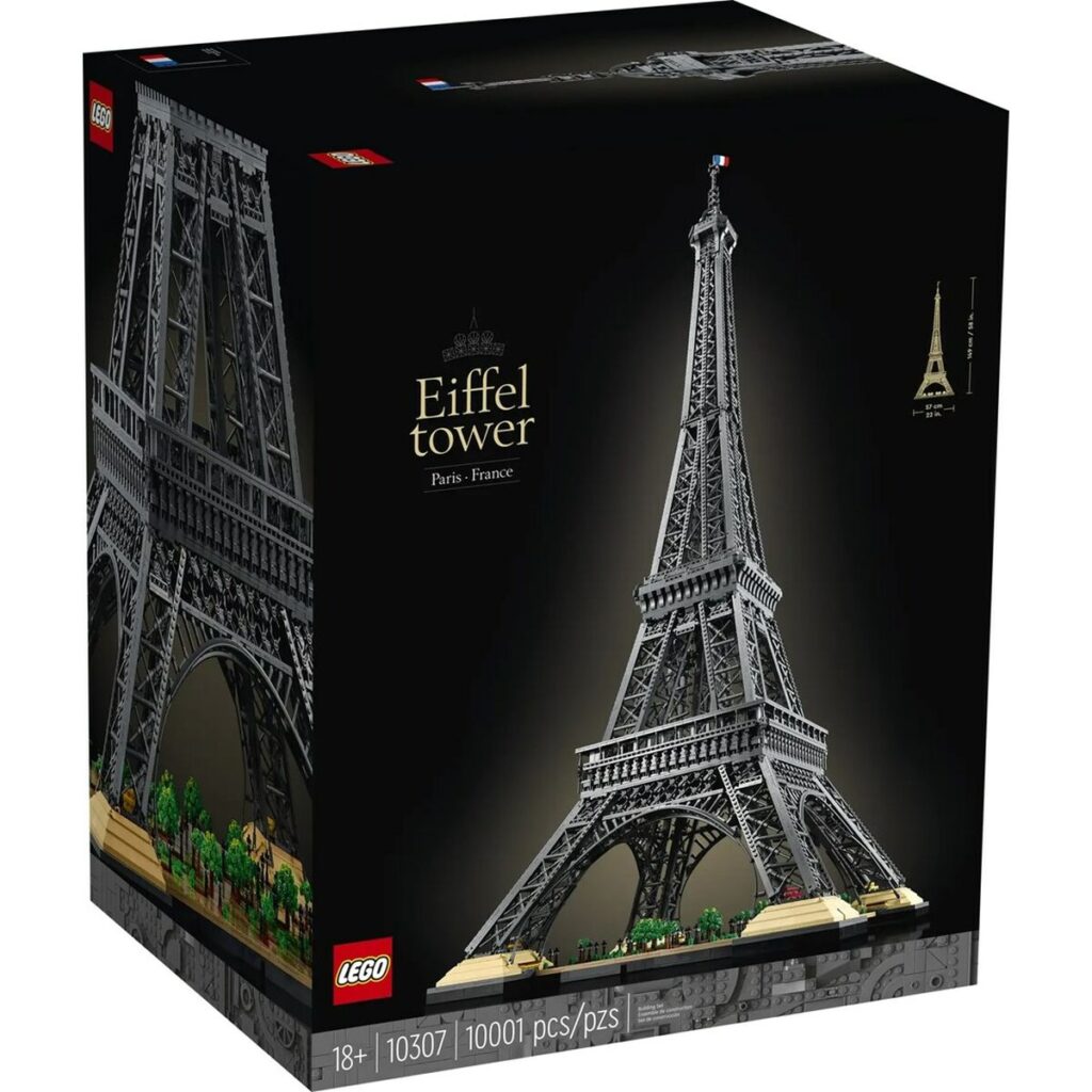 Playset Lego Icons: Eiffel Tower - Paris, France 10307 10001 Onderdelen 57 x 149 x 57 cm
