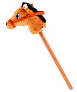 Pluche Stokpaardje 70 cm Bruin