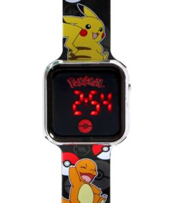 Pokémon LED Horloge Zwart - Afbeelding 3