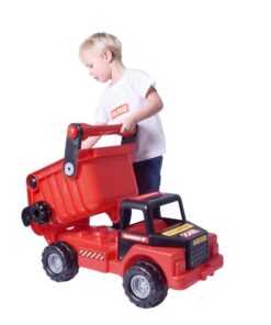 Polesie Mammoet Mega Kiepwagen Rood/Zwart - Afbeelding 3