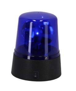 Politie Zwaailicht 11 cm Blauw - Afbeelding 3