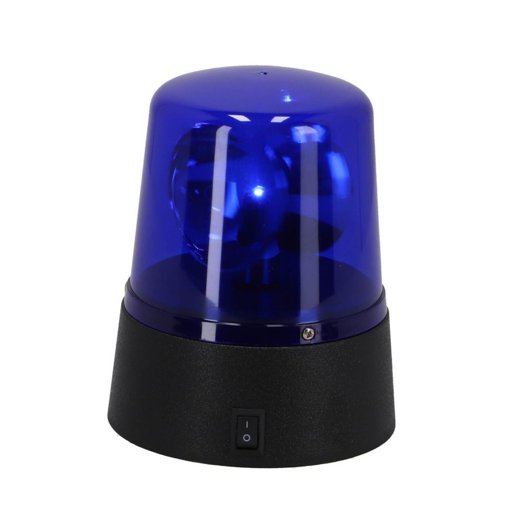 Politie Zwaailicht 11 cm Blauw - Afbeelding 3