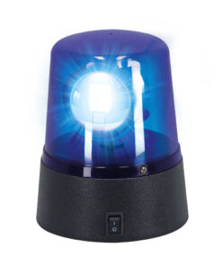 Politie Zwaailicht 11 cm Blauw