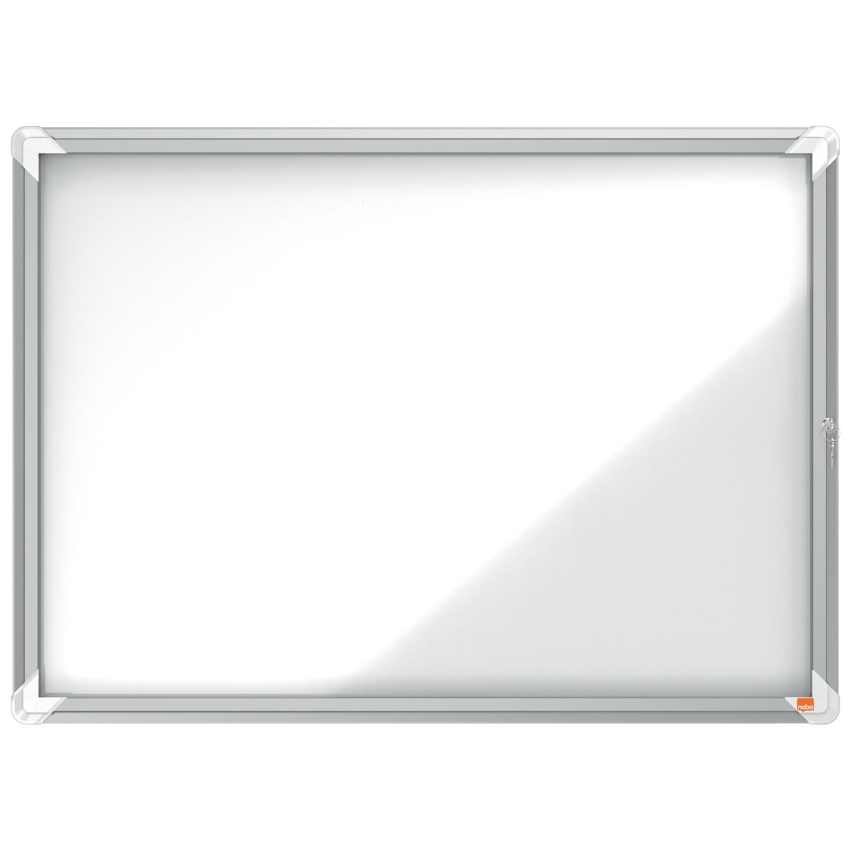 Prikbord Nobo Wit Aluminium Kristal 69,2 x 97,2 x 4,5 cm