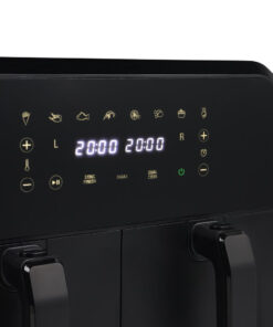 Princess 182068 Dubbele Heteluchtfriteuse 8L 2400W Zwart - Afbeelding 3