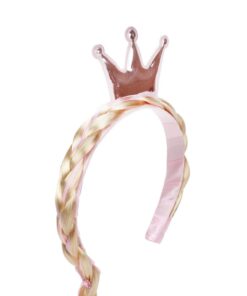 Princess Friends Diadeem met Vlecht en Kroon - Afbeelding 3