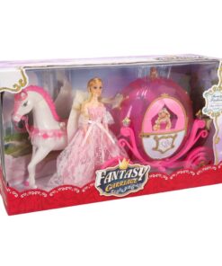 Prinses Pop met Paardenkoets + Licht