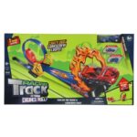 Racebaan + Vlammen en Looping Groot + Auto