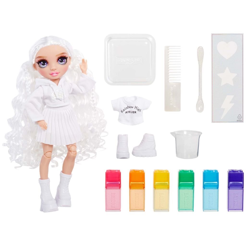 Rainbow High WaterColor & Create Pop Purple Eyes - Afbeelding 2