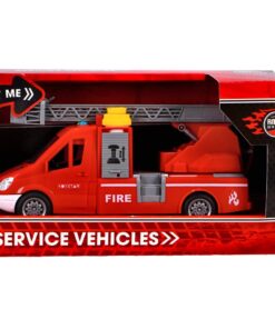 Rapid Wheels Brandweerwagen + Ladder + Licht en Geluid