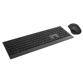 Rapoo 9500M Multi-mode Wireless Optical Combo Set UI Version Black - Afbeelding 2
