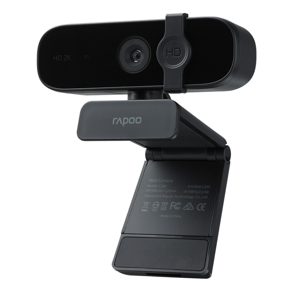 Rapoo XW2K Full HD 2K Webcam Zwart - Afbeelding 2