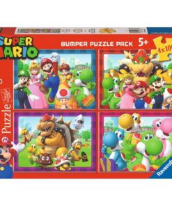 Ravensburger 4in1 Puzzel Super Mario 4x100 Stukjes