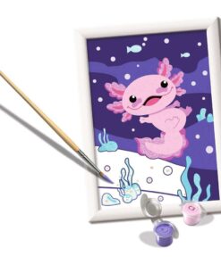 Ravensburger CreArt Schilderen op Nummer Axolotl - Afbeelding 2