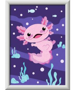 Ravensburger CreArt Schilderen op Nummer Axolotl - Afbeelding 3
