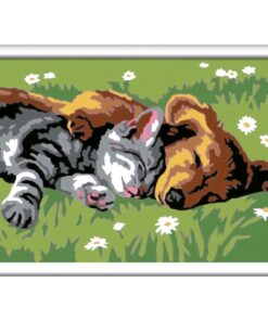 Alternative view of Ravensburger CreArt Schilderen op Nummer Slapende Hond en Poes