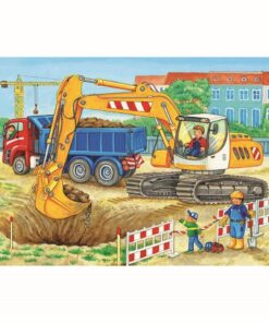 Ravensburger Puzzel Bouwplaats en Boerderij 2x12 Stukjes