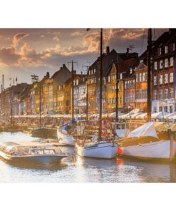 Alternative view of Ravensburger Puzzel Zonsondergang Kopenhagen 500 Stukjes
