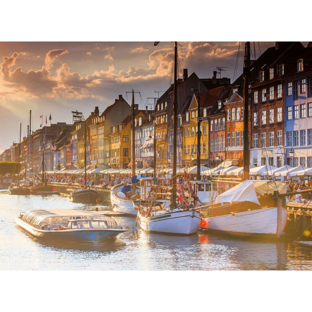 Ravensburger Puzzel Zonsondergang Kopenhagen 500 Stukjes - Afbeelding 2