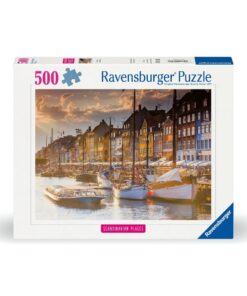 Ravensburger Puzzel Zonsondergang Kopenhagen 500 Stukjes