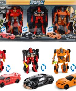 Roboforces Transformer Robots 10cm 3-delig