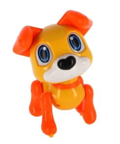 Robot Puppy Rick 20 cm + Licht en Geluid Geel/Oranje - Afbeelding 2