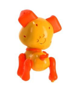 Robot Puppy Rick 20 cm + Licht en Geluid Geel/Oranje - Afbeelding 3