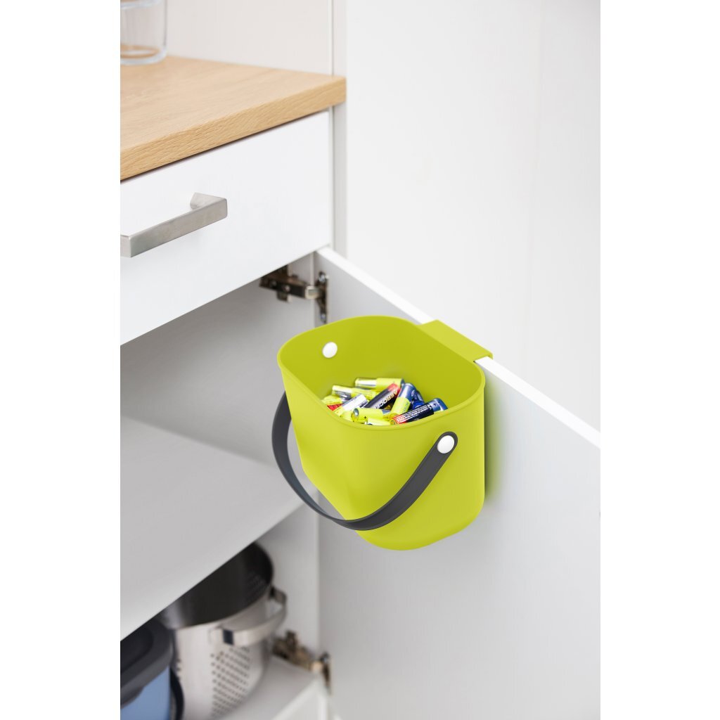 Rotho ALBULA Bio Afvalbakje 3.2L Lime - Afbeelding 2