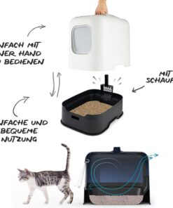 Alternative view of Rotho Biala Kattenbak Blauw