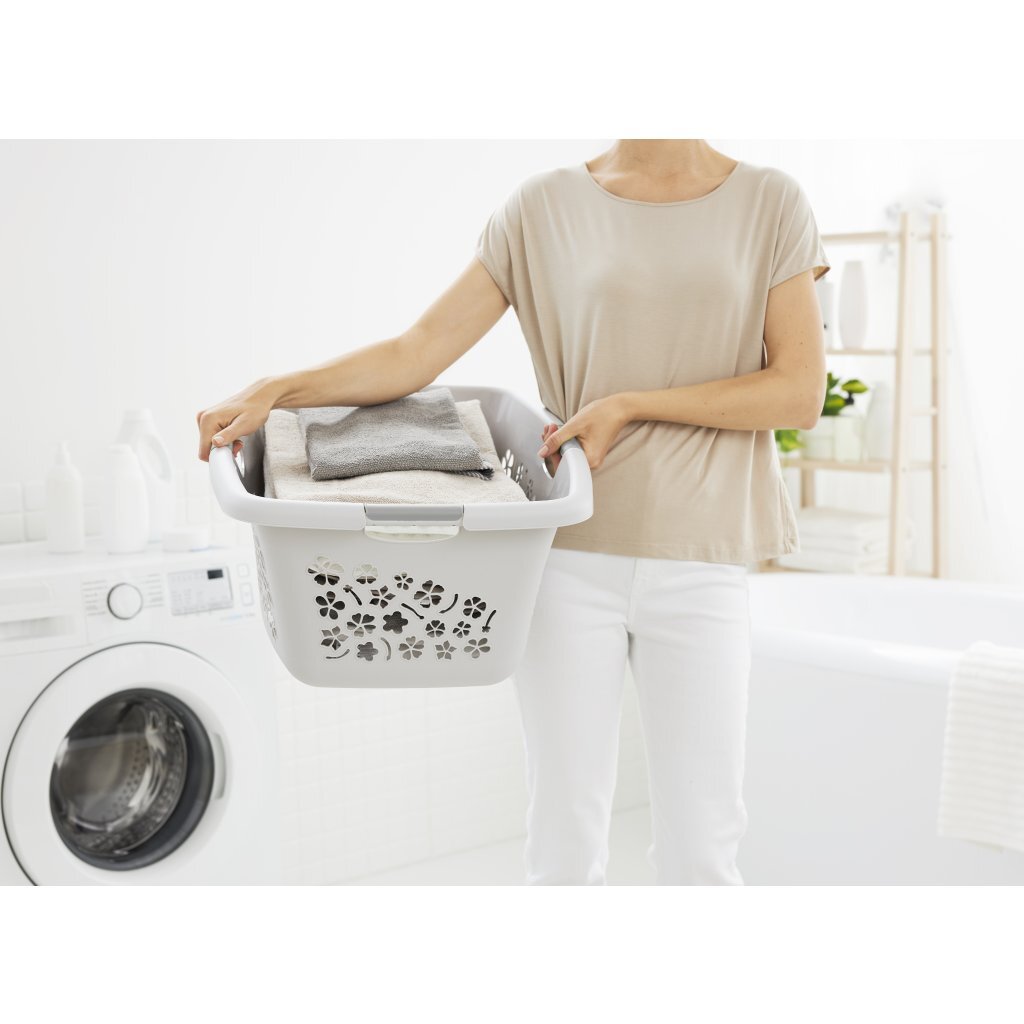 Rotho Flowers Wasmand 50L Grijs - Afbeelding 2