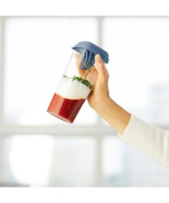 Rotho Loft Shaker met Pers 1L Horizon Blauw/Transparant - Afbeelding 3