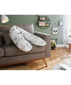 Alternative view of Rotho Voedingskussen Bladeren Motief 190x35 cm Groen/Wit