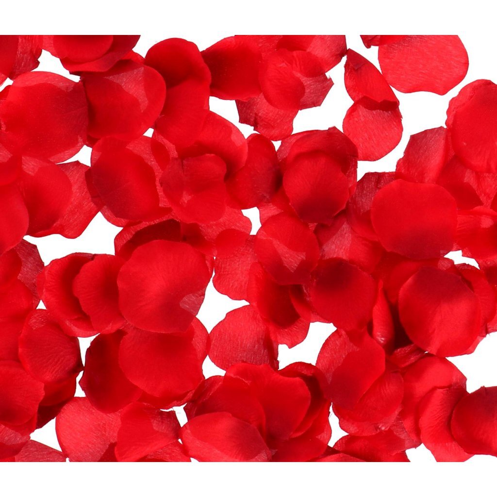 Rozenblaadjes in Giftbox Hart Rood/Transparant - Afbeelding 3