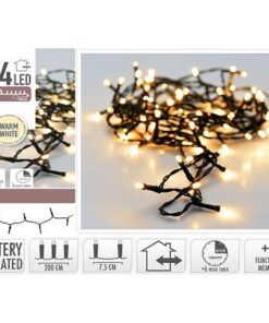 Alternative view of S.I.A. Batterij Kerstverlichting 1.8M 24 LED's IP44 + Timer