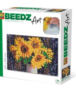 SES Creative Beedz Art Strijkkralen Zonnebloemen 30x45.5 cm 7000 Stuks - Afbeelding 3