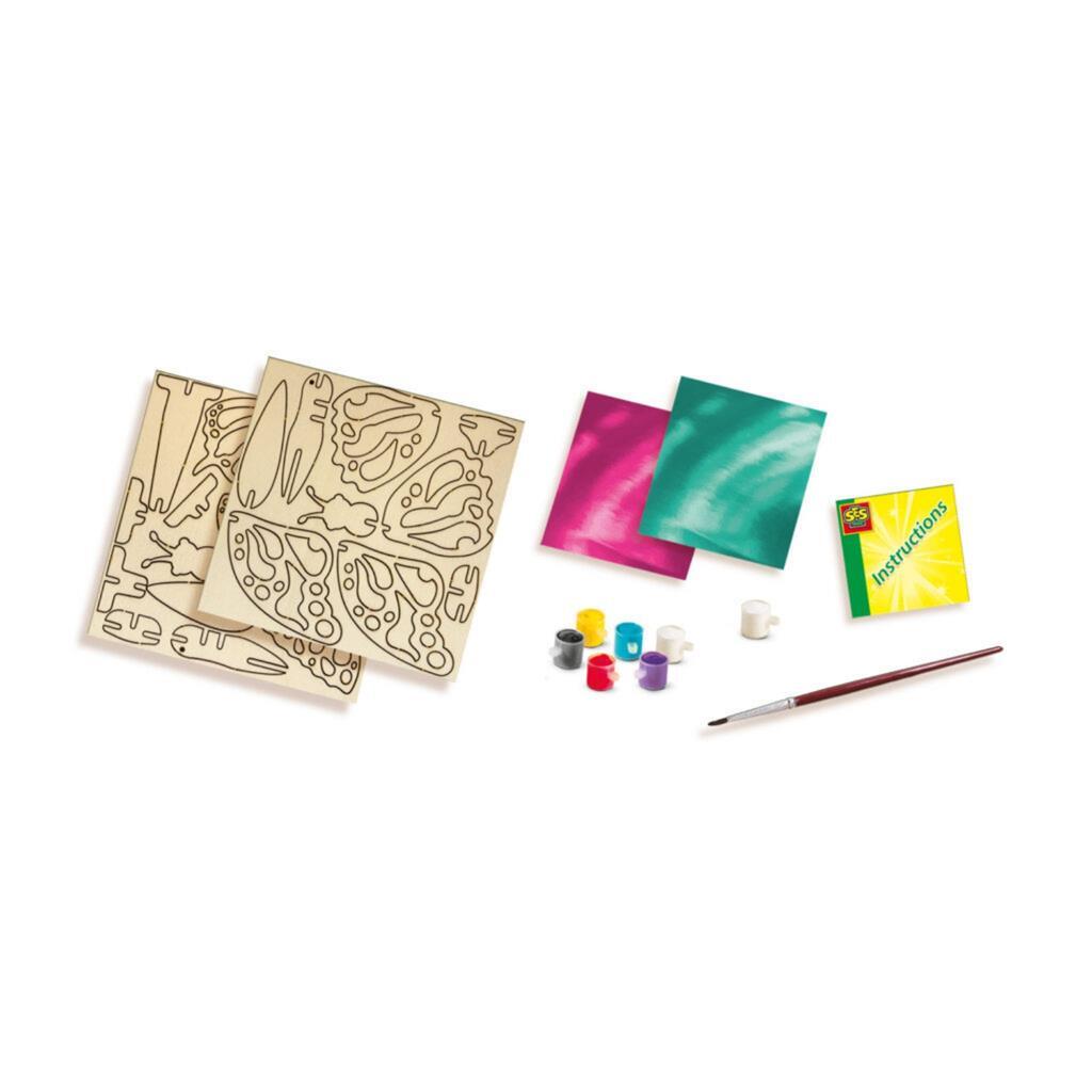 SES Creative Houten Vlinders Versieren - Afbeelding 2