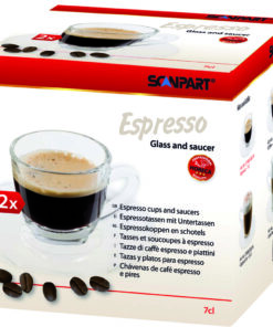 Scanpart Espresso Kop en Schotel 7cl 2 Stuks - Afbeelding 2