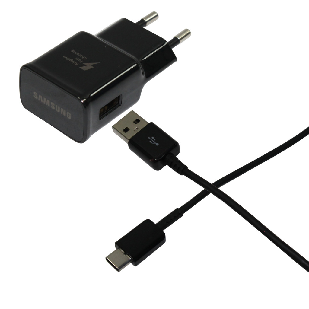 Scanpart Sam.snellade Usb-c 2a Zwart Orig - Afbeelding 2