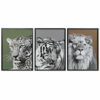Schilderij DKD Home Decor 67 x 3 x 93 cm Koloniaal Jungle (3 Onderdelen)