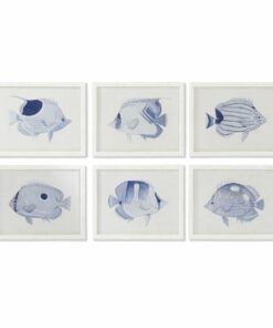 Schilderij Home ESPRIT Multicolour 6 Stuks