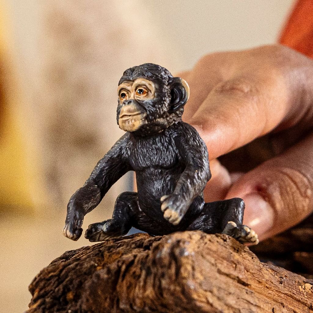Schleich Wild Life Chimpansee Welp - Afbeelding 2