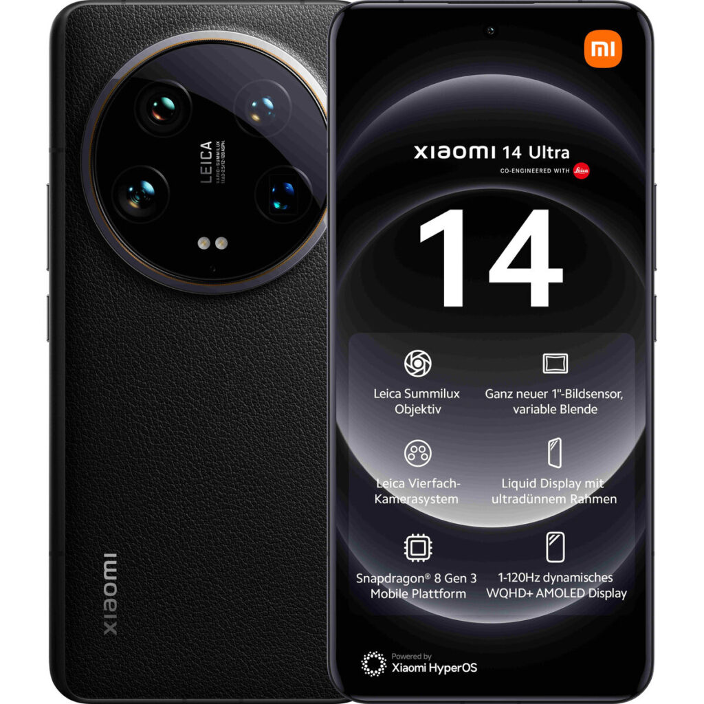 Smartphone Xiaomi 14 Ultra 6,73" 16 GB 512 GB Zwart