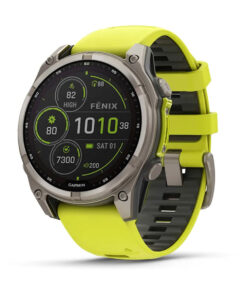Smartwatch GARMIN 010-02906-21 Geel Grafiet Titanium 1,3" 47 mm Ø 47 mm