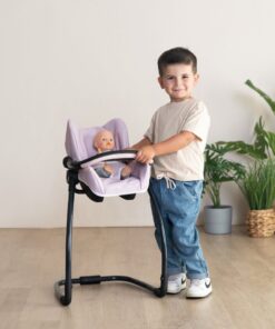 Smoby Maxi Cosi Poppenstoel Zachtroze/Zwart - Afbeelding 3