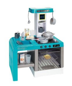 Alternative view of Smoby Speelkeuken met Licht en Geluid + 22 Accessoires Blauw/Wit