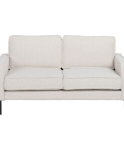 Sofa 163 x 87 x 90 cm Synthetisch materiaal Beige Metaal