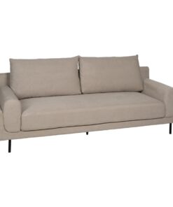 Sofa Taupe 216 x 86 x 90 cm